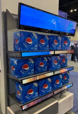 BOE引領(lǐng)條形屏革新 全球首款1209:63mm極窄4K條形屏，重塑商超貨架新體驗(yàn)